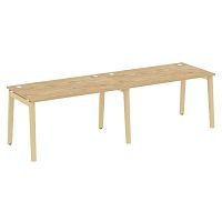 Рабочая станция, опоры - массив дерева глубиной 800 мм ONIX WOOD