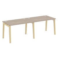 Рабочая станция, опоры - массив дерева глубиной 800 мм ОНИКС ВУД / ONIX WOOD