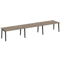 Стол переговорный (3 столешницы), опоры - массив дерева ONIX WOOD