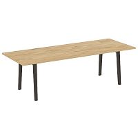 Стол переговорный, опоры - массив дерева ОНИКС ДИРЕКТ / ONIX DIRECT WOOD OW.PRG-25