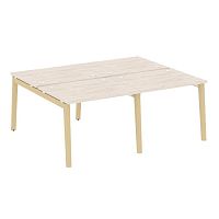 Рабочая станция, опоры - массив дерева глубиной 1635 мм ONIX WOOD