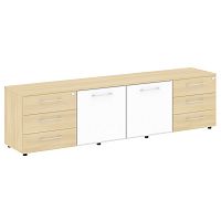 Тумба модульная со стеклом в раме LT-TS 4.2 White YALTA