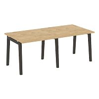 Стол переговорный (2 столешницы), опоры - массив дерева ONIX WOOD