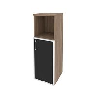 Шкаф со стеклом лакобель black в раме л/пр ONIX O.SU-2.2R/L Black, O.SU-2.2R/R Black