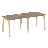 Рабочая станция, опоры - массив дерева глубиной 800 мм ONIX WOOD
