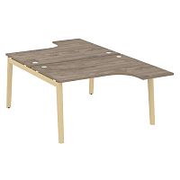 Рабочая станция, опоры - массив дерева глубиной 2395 мм ОНИКС ВУД / ONIX WOOD OW.D.SA-3, OW.D.SA-4