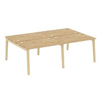Рабочая станция, опоры - массив дерева глубиной 1635 мм ОНИКС ВУД / ONIX WOOD