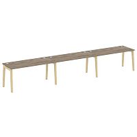 Рабочая станция, опоры - массив дерева глубиной 800 мм ONIX WOOD