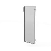 Дверь стеклянная тонированная в алюминиевой рамме МСМ21 Л/П Реноме Люкс