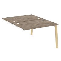 Стол-приставка двойной к опорным элементам глубиной 1635 мм ОНИКС ВУД / ONIX WOOD