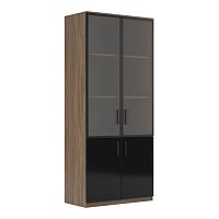 Шкаф для бумаг со стеклом в раме, глянец AST33951021 ASTI