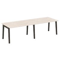 Стол переговорный (2 столешницы), опоры - массив дерева ONIX WOOD