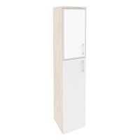 Шкаф со стеклом лакобель white в раме л/пр ONIX O.SU-1.7R/L White, O.SU-1.7R/R White