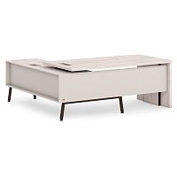 Стол руководителя с опорной тумбой T-119л/пр ЛАВА / LAVANA Supreme