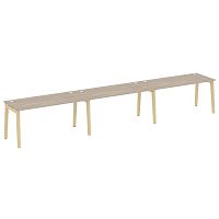 Рабочая станция, опоры - массив дерева глубиной 720 мм ONIX WOOD