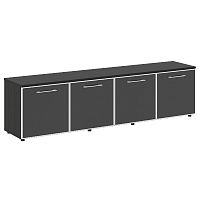Тумба модульная со стеклом в раме LT-TS 4.6 Black ЯЛТА / YALTA