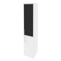Шкаф со стеклом лакобель black в раме л/пр ОНИКС O.SU-1.2R/L Black, O.SU-1.2R/R Black