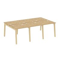 Рабочая станция, опоры - массив дерева глубиной 1475 мм ONIX WOOD