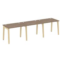 Рабочая станция, опоры - массив дерева глубиной 720 мм ONIX WOOD
