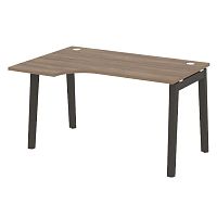 Стол эргономичный л/пр, опоры - массив дерева длиной 1380 мм ONIX WOOD