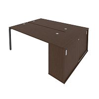  Рабочая станция с опорным шкафом-купе METAL SYSTEM