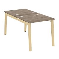 Рабочая станция, опоры - массив дерева глубиной 1635 мм ONIX WOOD