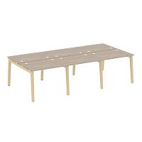 Рабочая станция, опоры - массив дерева глубиной 1475 мм ONIX WOOD