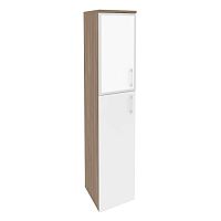 Шкаф со стеклом лакобель white в раме л/пр ОНИКС O.SU-1.7R/L White, O.SU-1.7R/R White