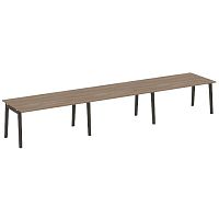 Стол переговорный (3 столешницы), опоры - массив дерева ONIX WOOD