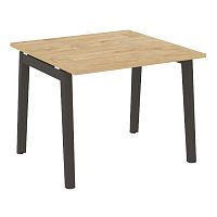 Стол переговорный (1 столешница), опоры - массив дерева ONIX WOOD