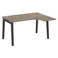 Стол эргономичный л/пр, опоры - массив дерева длиной 1380 мм ONIX WOOD