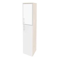 Шкаф со стеклом лакобель white в раме л/пр ОНИКС O.SU-1.7R/L White, O.SU-1.7R/R White