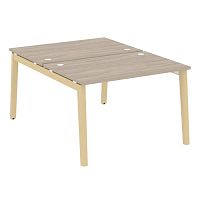 Рабочая станция, опоры - массив дерева глубиной 1635 мм ОНИКС ВУД / ONIX WOOD