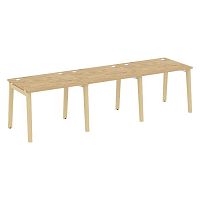 Рабочая станция, опоры - массив дерева глубиной 800 мм ONIX WOOD