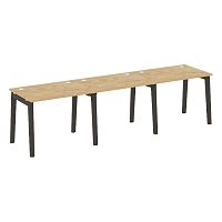 Рабочая станция, опоры - массив дерева глубиной 720 мм ONIX WOOD