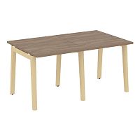 Стол переговорный (2 столешницы), опоры - массив дерева ONIX WOOD