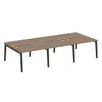 Рабочая станция, опоры - массив дерева глубиной 1635 мм ONIX WOOD