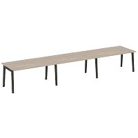 Стол переговорный (3 столешницы), опоры - массив дерева ONIX WOOD