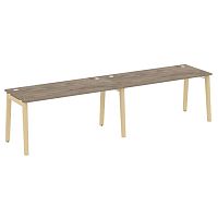 Рабочая станция, опоры - массив дерева глубиной 720 мм ONIX WOOD