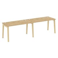 Рабочая станция, опоры - массив дерева глубиной 720 мм ONIX WOOD