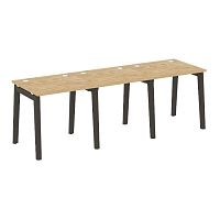 Рабочая станция, опоры - массив дерева глубиной 720 мм ONIX WOOD