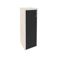 Шкаф со стеклом лакобель black в раме л/пр ОНИКС O.SU-2.4R/L Black, O.SU-2.4R/R Black