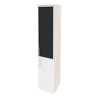 Шкаф со стеклом лакобель black в раме л/пр ОНИКС O.SU-1.2R/L Black, O.SU-1.2R/R Black