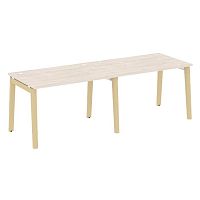 Рабочая станция, опоры - массив дерева глубиной 800 мм ОНИКС ВУД / ONIX WOOD