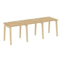 Рабочая станция, опоры - массив дерева глубиной 720 мм ONIX WOOD
