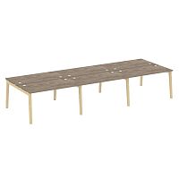 Рабочая станция, опоры - массив дерева глубиной 1475 мм ONIX WOOD