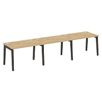 Рабочая станция, опоры - массив дерева глубиной 800 мм ОНИКС ВУД / ONIX WOOD