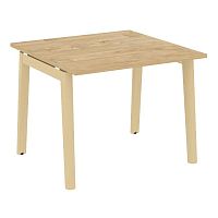 Стол переговорный (1 столешница), опоры - массив дерева ONIX WOOD