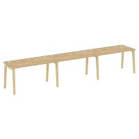Рабочая станция, опоры - массив дерева глубиной 720 мм ONIX WOOD