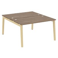 Рабочая станция, опоры - массив дерева глубиной 1635 мм ONIX WOOD
